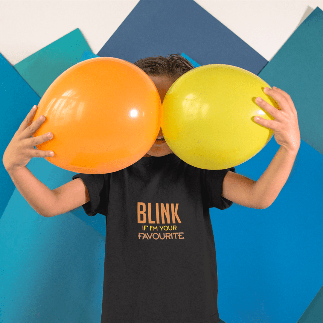 Blink If I'm Your Favourite Girl Printed Cotton T-shirt
