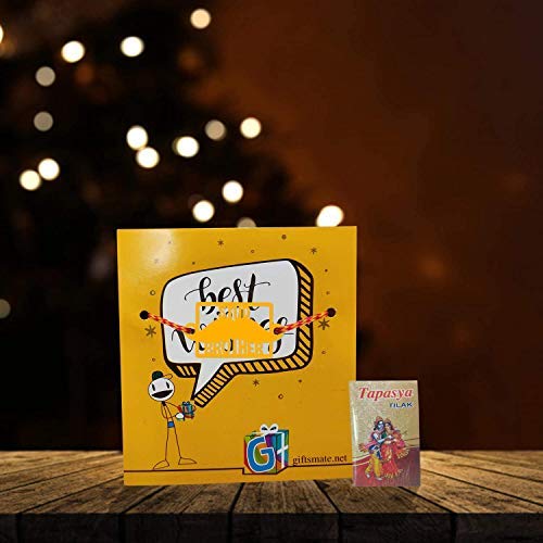 Stud Moustache & Gabru Bhai Kids Rakhi Combo, Pack of 2