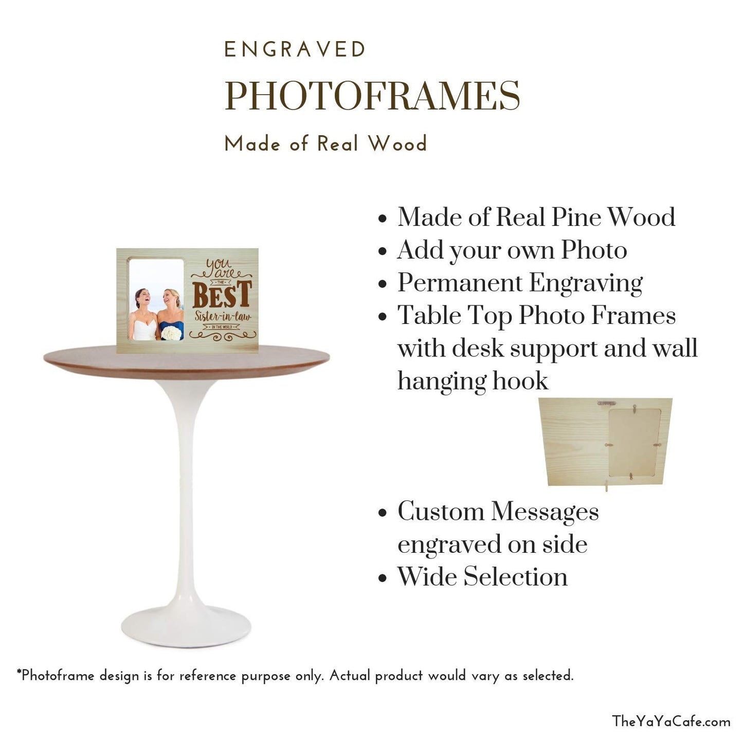 World's Best Bhaiya Bhabhi Engraved Photo Frame