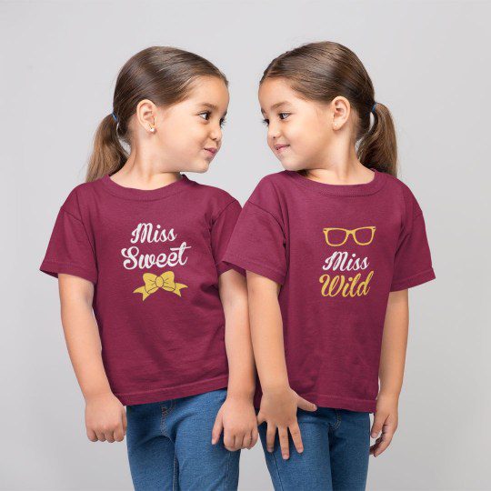 Miss sweet and miss wild maroon