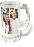 Personalised Photo Beer Mugs - Custom Set for Friends