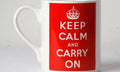 Keep Calm and Carry On Coffee Mug - Personalised Gift