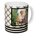 Romantic Floral Photo Coffee Mug - Personalised Gift