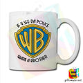 Funny Warn A Brother Coffee Mug - Personalised Rakhi Gift