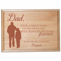 Engraved Wooden Plaque for Awesome Dad