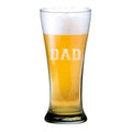 Personalised Dad Engraved Beer Pilsner Glass