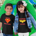 Super Brother Wonder Sister Sibling T-Shirt Set