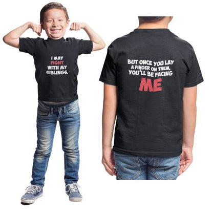Boy's Double Sided Printed Cotton T-Shirt