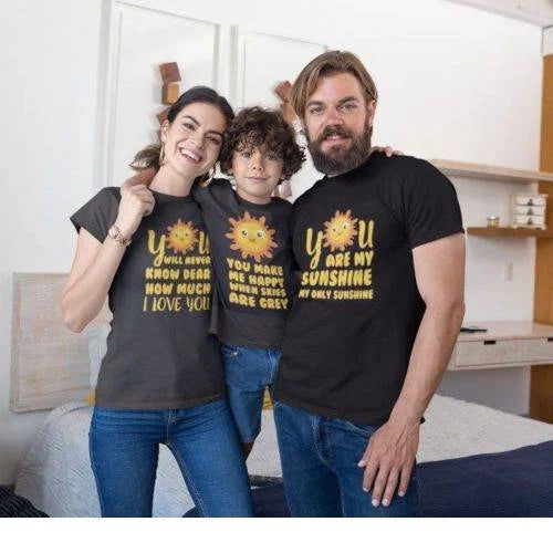 Sunshine Matching Family T-Shirts