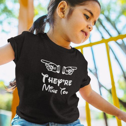 He is Mine, She is Mine, They are Mine Matching Family T-Shirts