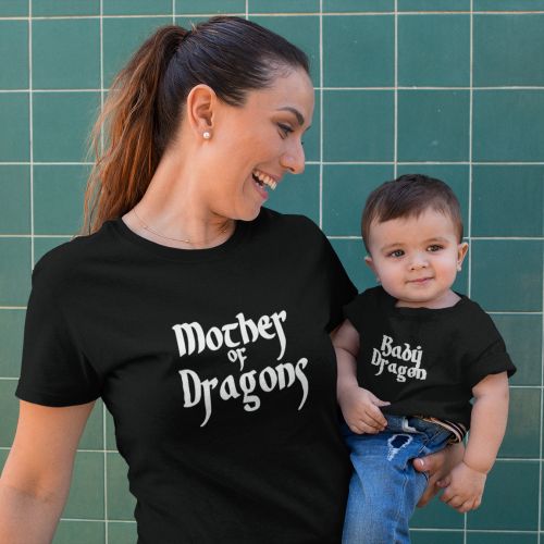 Mother of Dragons Mom and Kid T-Shirts