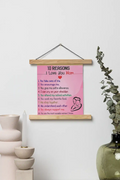 10 Reasons I Love You Mom Scroll - Mother's Day Gift