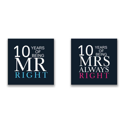 10th-Anniversary-Mr-right-Mrs-Always-Right-Coaster
