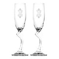 10th Anniversary Champagne Flutes Set of 2