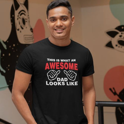 Awesome Family T-Shirts for Mom, Dad and Childs Set of 4