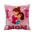 I Love You Mom Cushion Cover from Daughter - Personalised