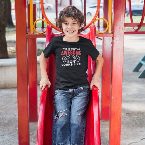 Awesome Family T-Shirts for Mom, Dad and Childs Set of 4