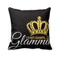 Glam Queen Grandma Cushion Cover - Personalised Nani Gift