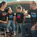 Coolest Dad Mom & Kids Matching Family T-Shirts