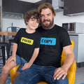 Copy & Paste Dad and Kid Matching T-Shirts