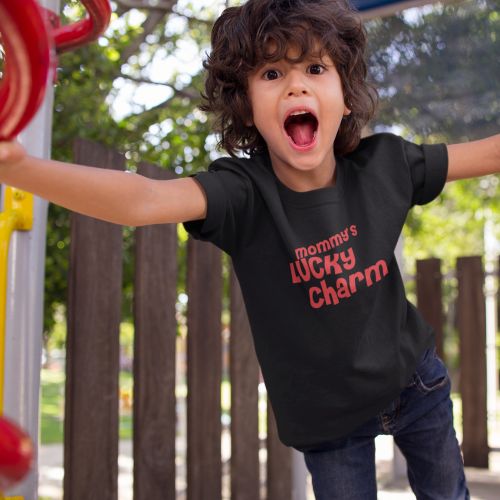Family T-Shirts Moms Lucky Charm Combo for Mom and Kid