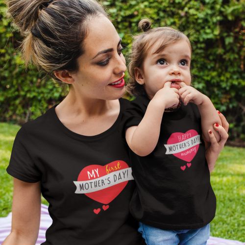 mothers day t-shirt Mom and Kid Set of 2