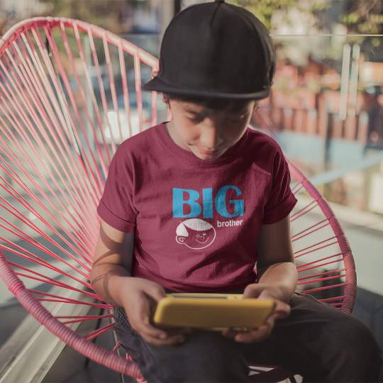 Big Brother Boy Printed Cotton T-Shirt