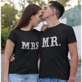 Mr & Mrs Matching Couple T-Shirts - His & Hers Set