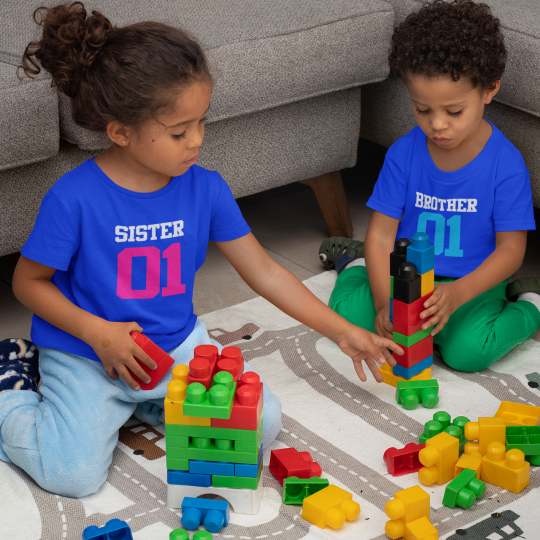 Brother Sister Printed Cotton T-Shirt