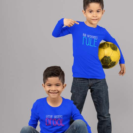 Rule and Drool Big Little Brother's Printed cotton T-Shirts