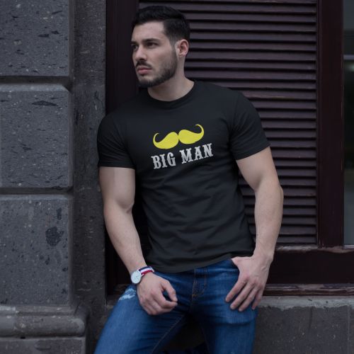 Big Man Little Man Tshirt for Father and Son