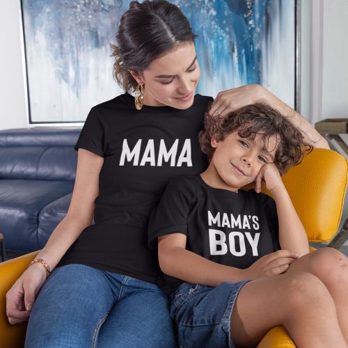 Mama Boys Mom and Son T-shirts