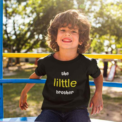 Little Brother Boy Printed Cotton T-Shirt