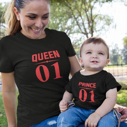 No.1 Prince Queen Mom and Son T-Shirt