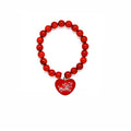 TheYayaCafe Women's Meri Pyari Bhabhi Printed Lumba Beads Rakhi Bracelet with Adjustable Elastic Band, Raksha Bandhan Gift for Bhabhi, Sister-in-Law from Brother and Sister