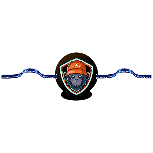 TheYaYaCafe Rakhi for Brother Printed Monkey Bro Bracelet Raksha Bandhan Gift, Cute Gaming Design for Kids and Boys, Rakhi for Bhai from Sister, Raksha Bandhan 2024