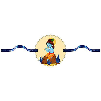 Flute Krishna Kids Rakhi for Brothers