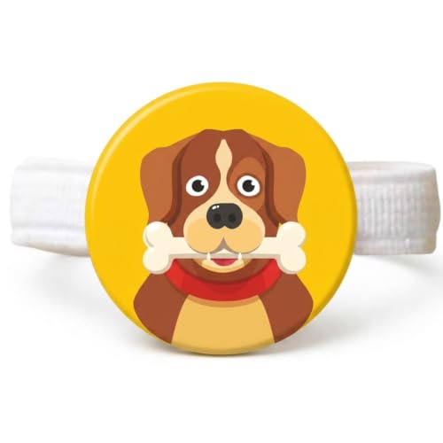 TheYayaCafe Dog Rakhi Rakshabandhan Gift for Pets, Acrylic Paw Rakhi with Elastic Band, 1.5 Inches, Cats and Fur Babies from Pet Parents, Raksha Bandhan, Birthday, Diwali