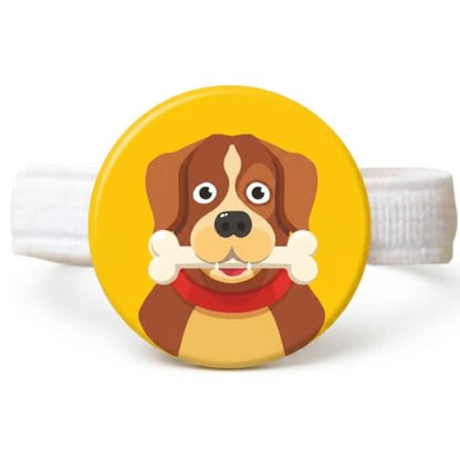 TheYayaCafe Dog Rakhi Rakshabandhan Gift for Pets, Acrylic Paw Rakhi with Elastic Band, 1.5 Inches, Cats and Fur Babies from Pet Parents, Raksha Bandhan, Birthday, Diwali