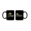 King Bro Queen Bhabhi Coffee Mug Set for Bhaiya Bhabhi