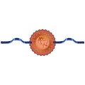 TheYayaCafe Raksha Bandhan Rakhi Bracelet for Brother Ganesha Printed Design Rose Gold Finish, Rakhi Gift for Bhai, Brother, Raksha Bandhan, Bhai Dooj from Sister
