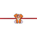 TheYaYaCafe Kids Personalized Photo Rakhi for Brother with Roli Tika, Raksha Bandhan Gift for Bhai, Brother, Bhaijaan from Sister, Didi, Behen