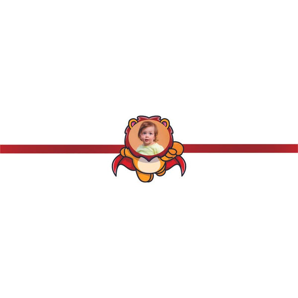 TheYaYaCafe Kids Personalized Photo Printed Raksha Bandhan Rakhi for Brother with Roli Tika_Design__4