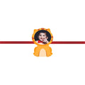 TheYaYaCafe Personalized Photo Rakhi for Brother with Roli Tika, Kids Raksha Bandhan Rakhi, Cute Design, Free Size