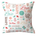 Personalised Love Is All We Need Cushion Covers Set of 2