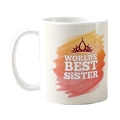 World's Best Sis Coffee Mug - Personalised Sister Gift