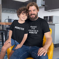 Monster Dad and Son Matching T-Shirts Set