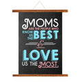 Mom's Love Personalised Mother Canvas Scroll Greeting Card