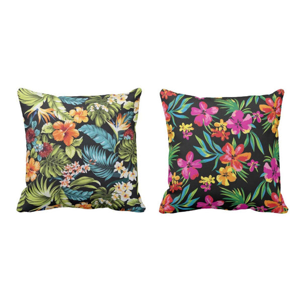 4-Lively-Flowery-Floral-Cushion-Cover-Set-of-2-KH2927