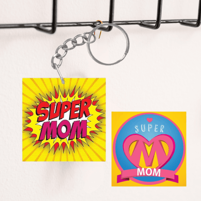 Super-Mom-Keychain-Fridge Magnet